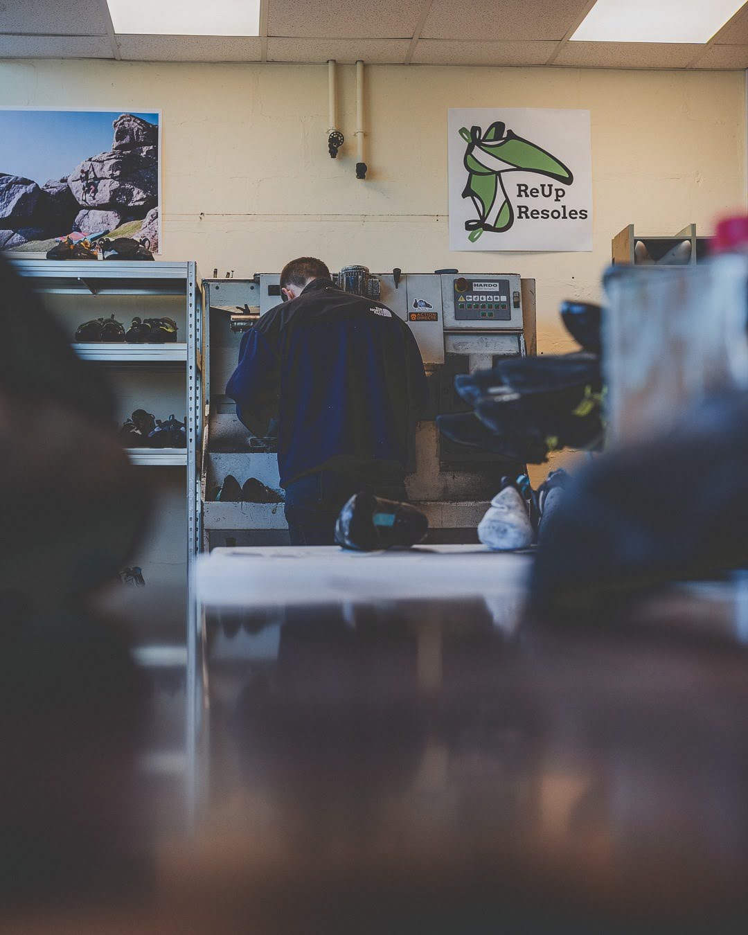 Inside the ReUp Resoles workshop
